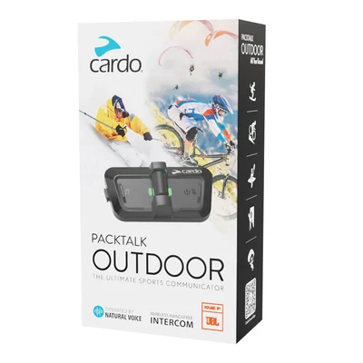 Cardo Packtalk Outdoor JBL, Mesh 2.0, BT 5.2 kommunikácó fekete