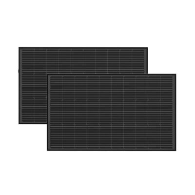 EcoFlow 100W fotovoltaikus panel, 2db, merev szerkezet