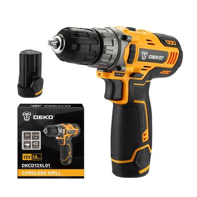 Deko Tools DKCD12XL01-H5S2 akkumulátoros fúrógép 12V