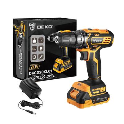 Deko Tools DKCD20XL01-H10 Akkus fúrógép 20V, 40Nm