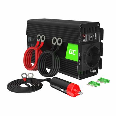 Green Cell INV02DE Car inverter, feszültség átalakító 24V to 230V 300W/600W