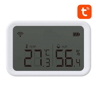 NEO Intelligens hőmérséklet és páratartalom érzékelő, NAS-TH02B, TUYA, ZigBee 