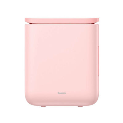 Baseus Igloo mini hűtőszekrény fűtési funkcióval, 6L, 230V, rózsaszín