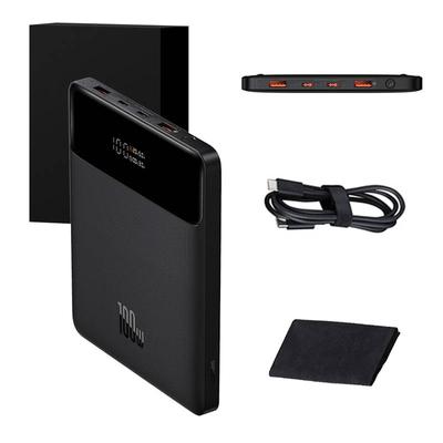 Baseus Blade Powerbank  20000mAh, 2xUSB + 2xUSB-C, 100W  (fekete)