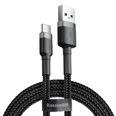 Baseus Cafule USB-USB-C kábel  3A 1m (szürke-fekete)