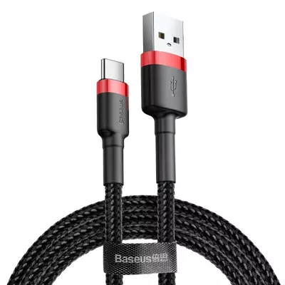 Baseus Cafule USB-USB-C kábel,  2A, 2m (piros-fekete)