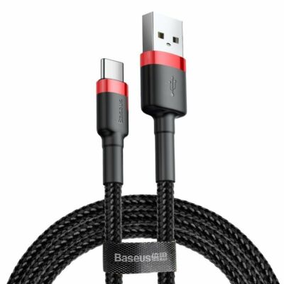Baseus Cafule USB-USB-C kábel,  2A, 2m (piros-fekete)