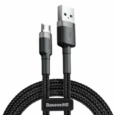 Baseus Cafule 1,5A 2 m-es USB-Micro USB-kábel (szürke-fekete)
