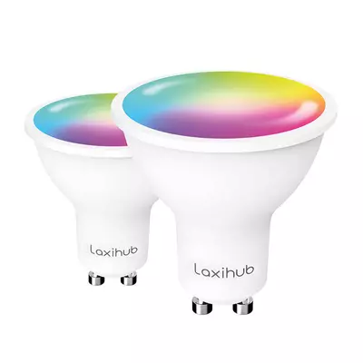 Laxihub LAGU10S Smart LED izzó, Wifi, Bluetooth, TUYA (2-csomag)