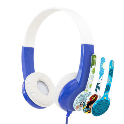 Buddyphone Discover vezetékes fejhallgató gyerekeknek (kék)