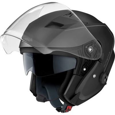 Sena OUTSTAR S nyitott bukósisak Bluetooth kommunikációval, matt fekete