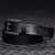 4SR Leather belt Double, Bőr Öv, Fekete