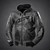 4SR Hoodie, kapucnis motoros bőrkabát