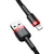 Baseus Cafule 1,5A 2 m-es Lightning USB-kábel (fekete-piros) CALKLF-C19