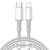 Baseus USB-C - Lightning gyorstöltő kábel, 20W, PD, 2m, fehér CATLGD-A02