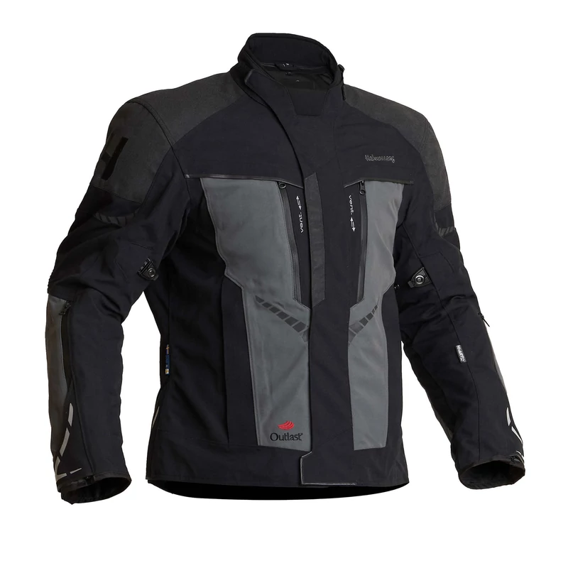 Halvarssons Textile Jacket Vansbro Black/grey, AA, Laminált motoros kabát