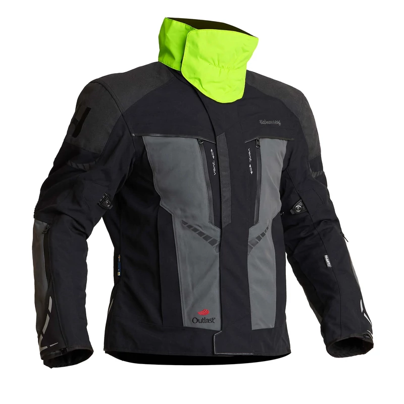 Halvarssons Textile Jacket Vansbro Black/grey, AA, Laminált motoros kabát