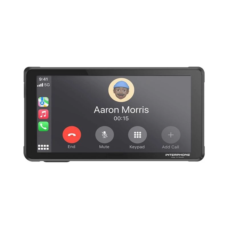 Interphone RIDESYNC 55 motorkerékpár, Apple CarPlay, Android Auto