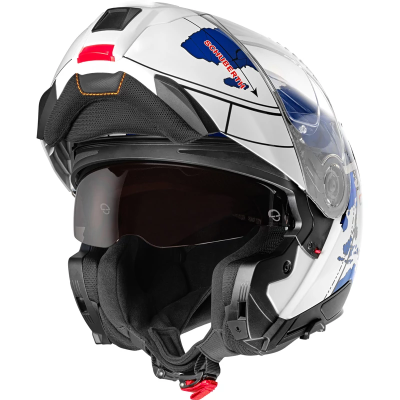 Schuberth Helmet C5 Globe Blue Flip-Up bukósisak