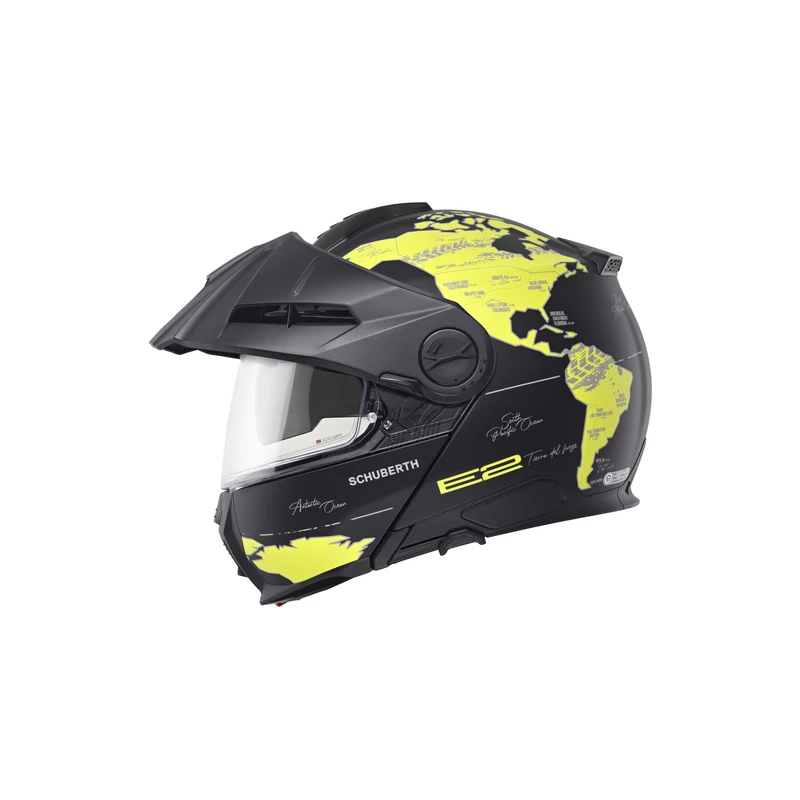 Schuberth E2 Explorer Matt Yellow/Grey Flip-Up bukósisak