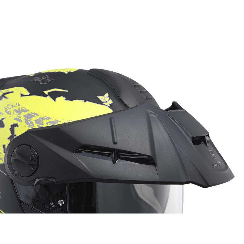 Schuberth E2 Explorer Matt Yellow/Grey Flip-Up bukósisak