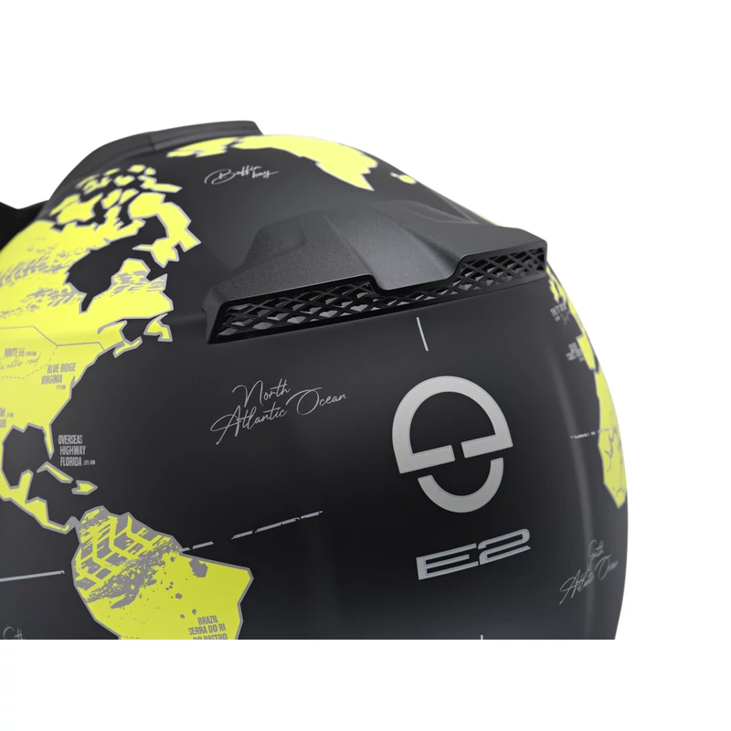 Schuberth E2 Explorer Matt Yellow/Grey Flip-Up bukósisak