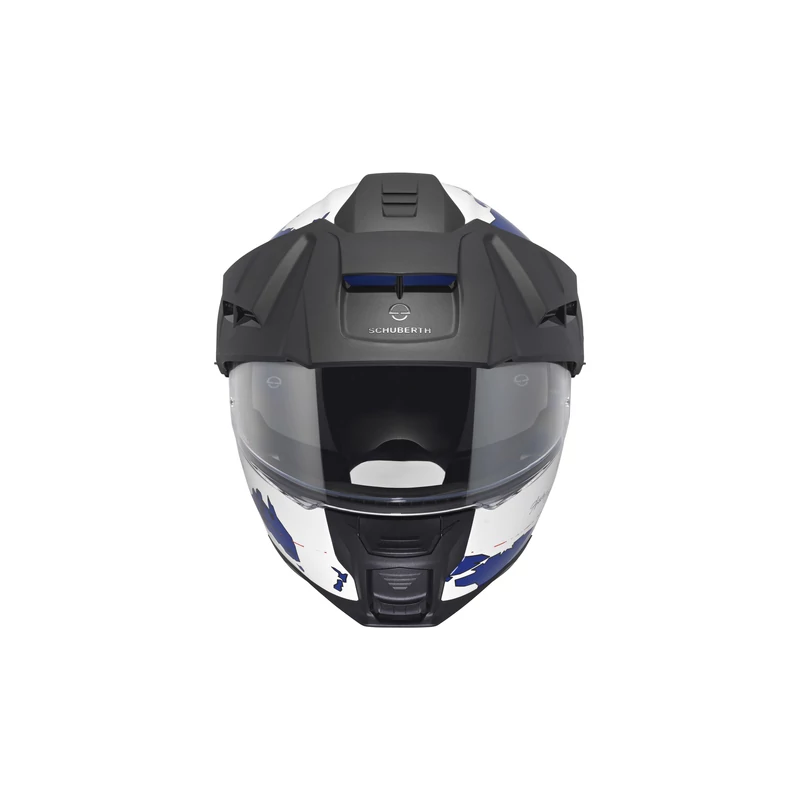 Schuberth Helmet E2 Atlas White/blue Flip-Up bukósisak