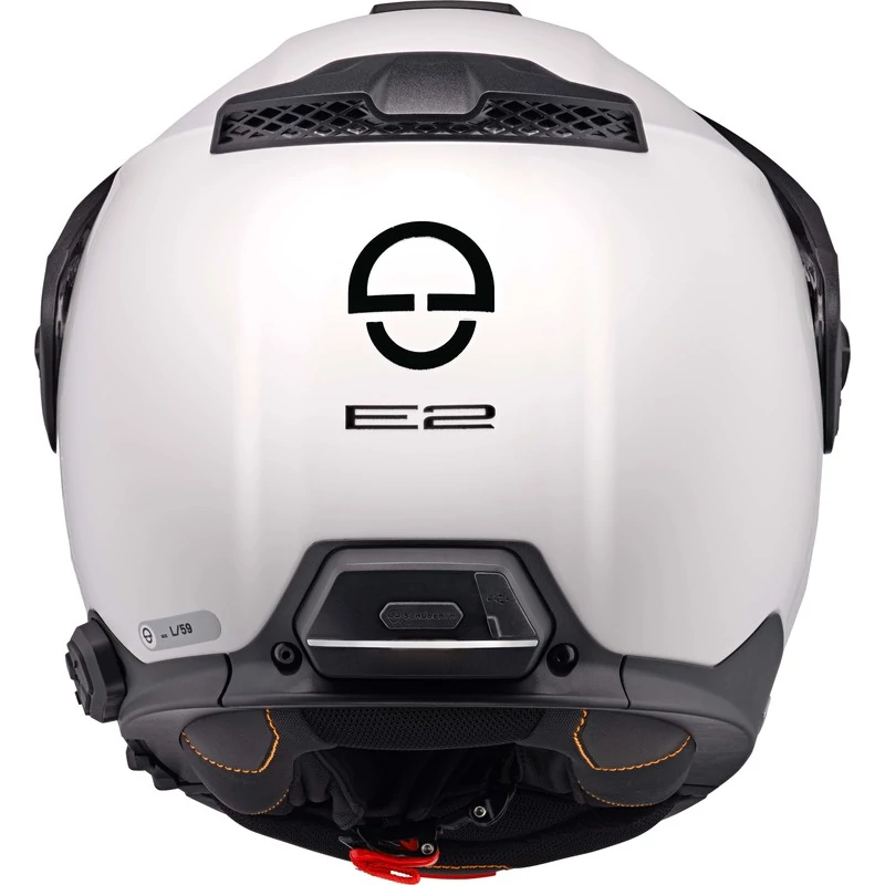 Schuberth Helmet E2 White Flip-Up bukósisak