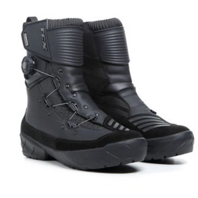 TCX Infinity 3 Mid WP Black motoros túracsizma