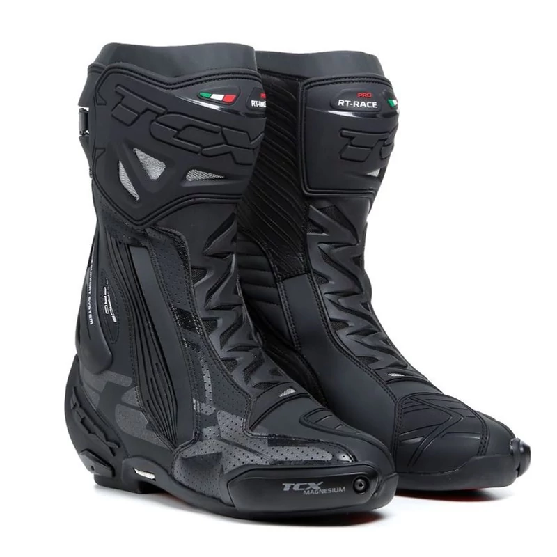 TCX RT-Race Pro Air Black/Reflex motoros versenycsizma