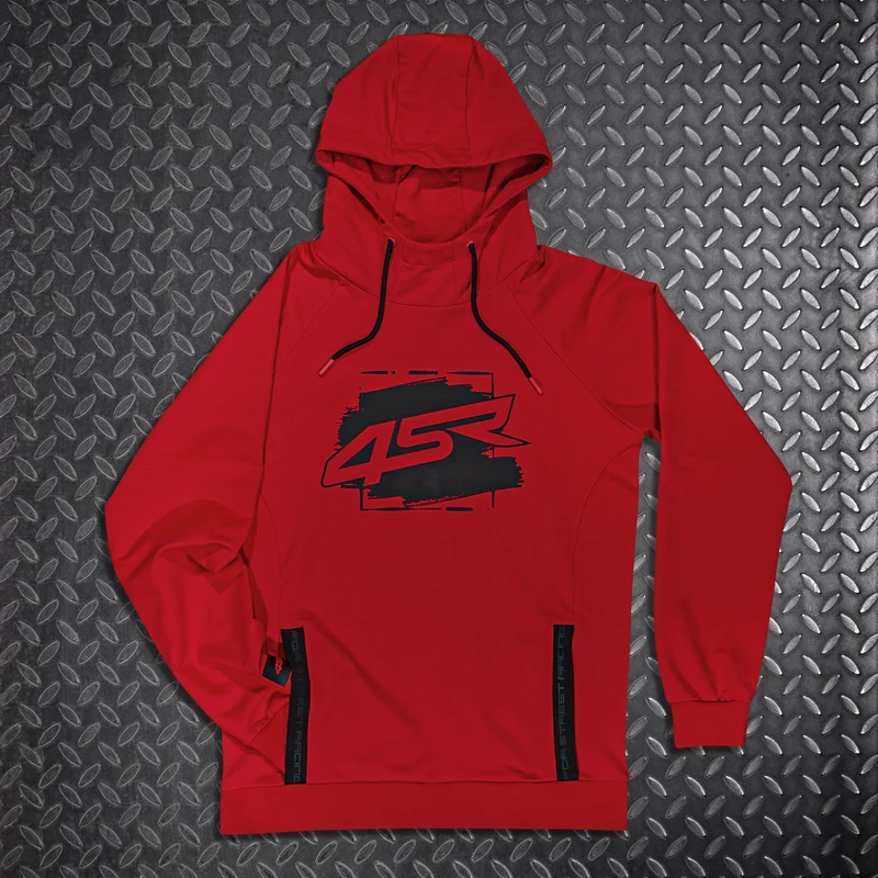 4SR Hoodie Drift felső, piros
