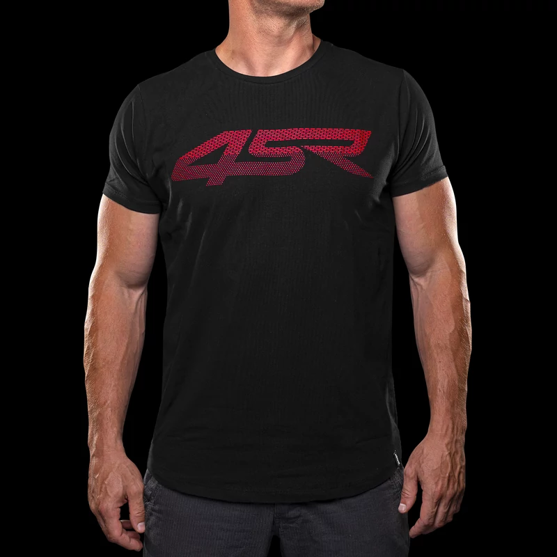 4SR T Shirt 3D Black Red
