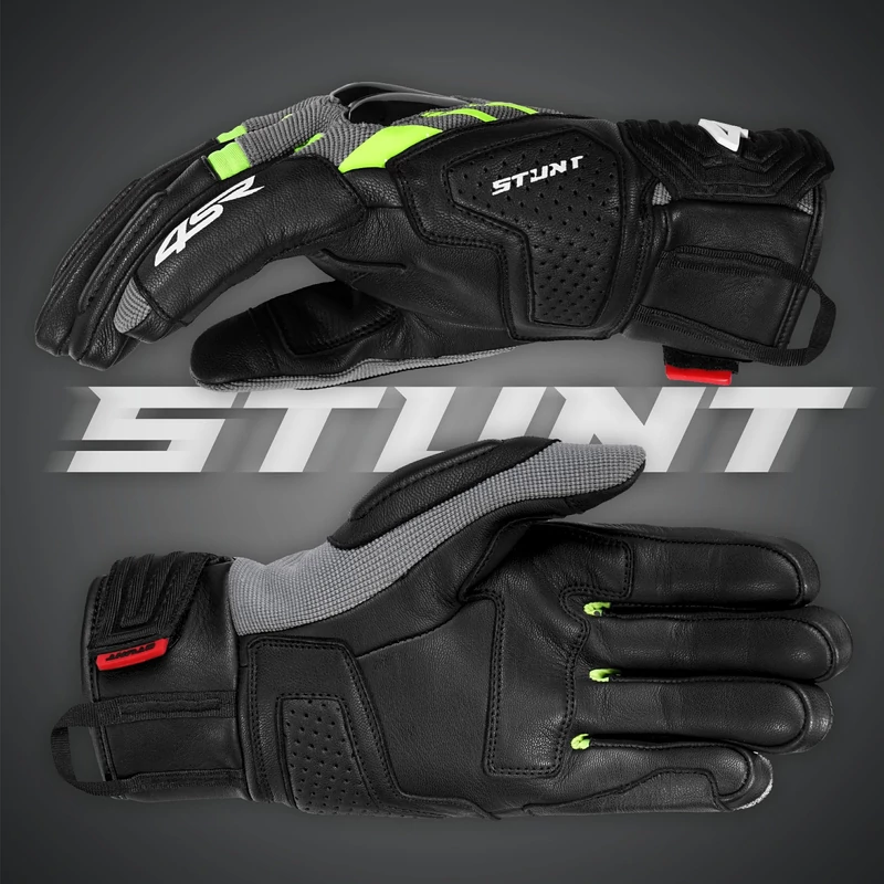4SR new STUNT motoros kesztyű Yellow