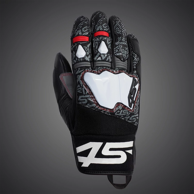 4SR GTS motoros kesztyű Black
