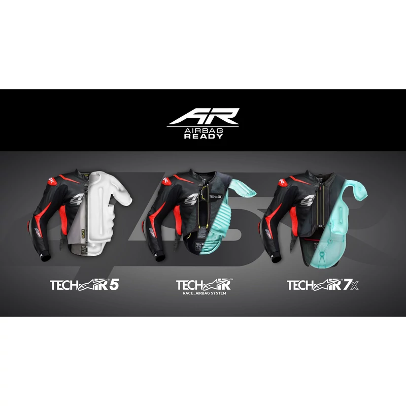 NEW 4SR RR Diablo II AR motoros 2részes bőrruha, Airbag ready