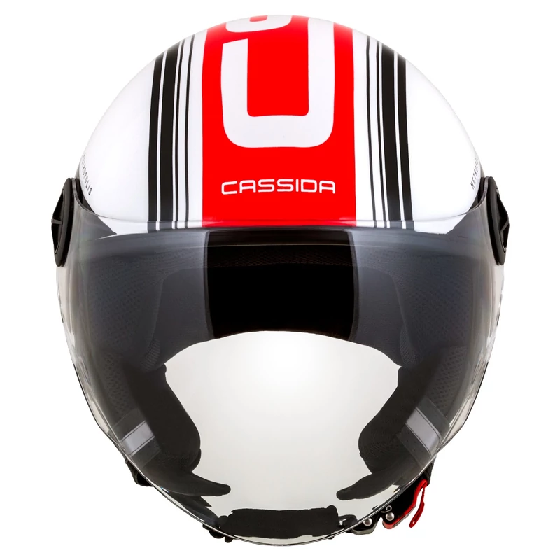 Cassida Handy Metropolis Safety, black/white/red 2025 bukósisak