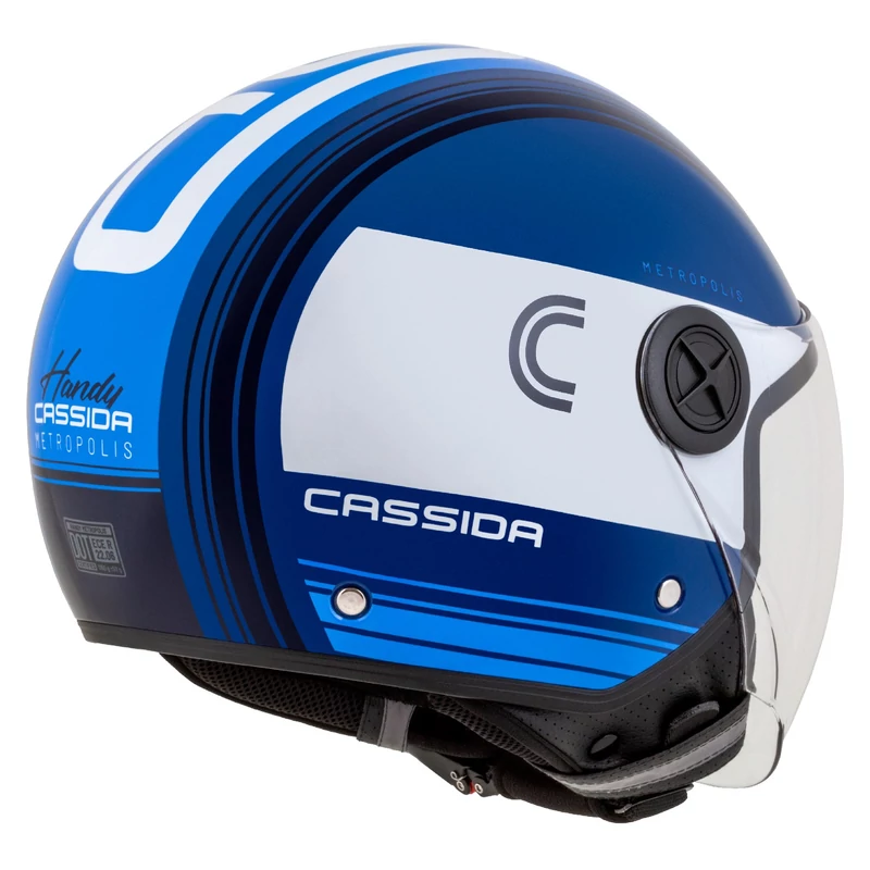 Cassida Handy Metropolis Safety, blue/dark blue/white 2025 bukósisak
