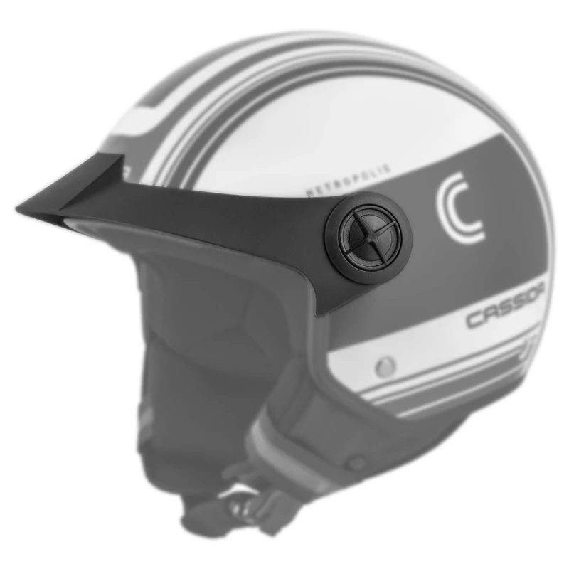 Cassida Handy Metropolis Safety, black/white/yellow fluo/grey 2025 bukósisak