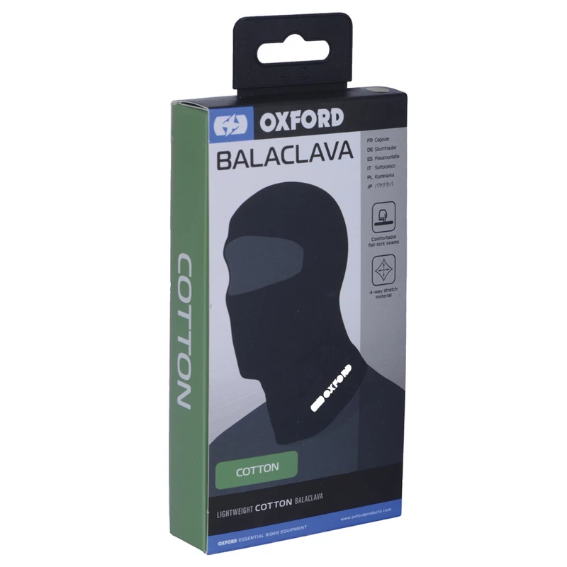 OXFORD pamut maszk ,fekete