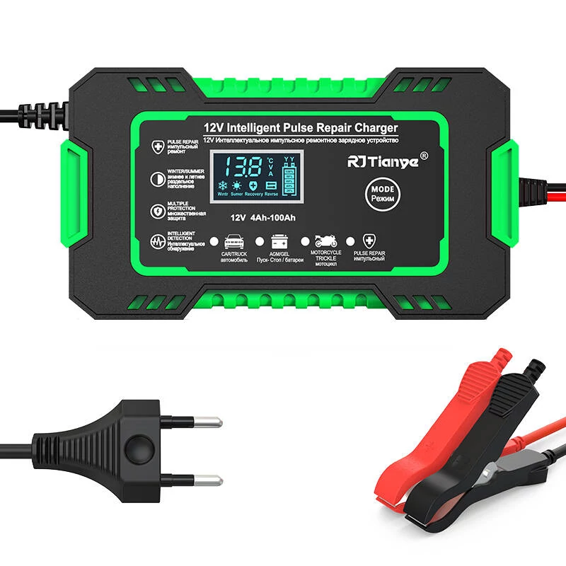 FreedConn RJ-C 120501A 12V 6A automatikus akkumulátor töltő