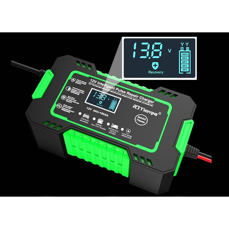 FreedConn RJ-C 120501A 12V 6A automatikus akkumulátor töltő