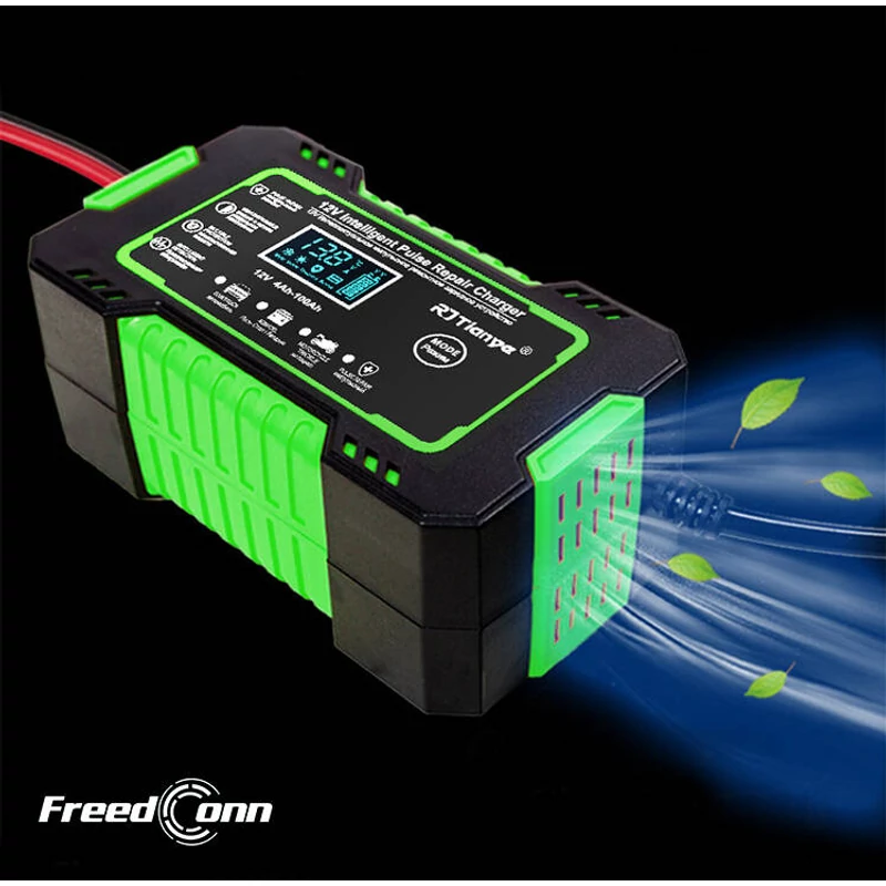 FreedConn RJ-C 120501A 12V 6A automatikus akkumulátor töltő