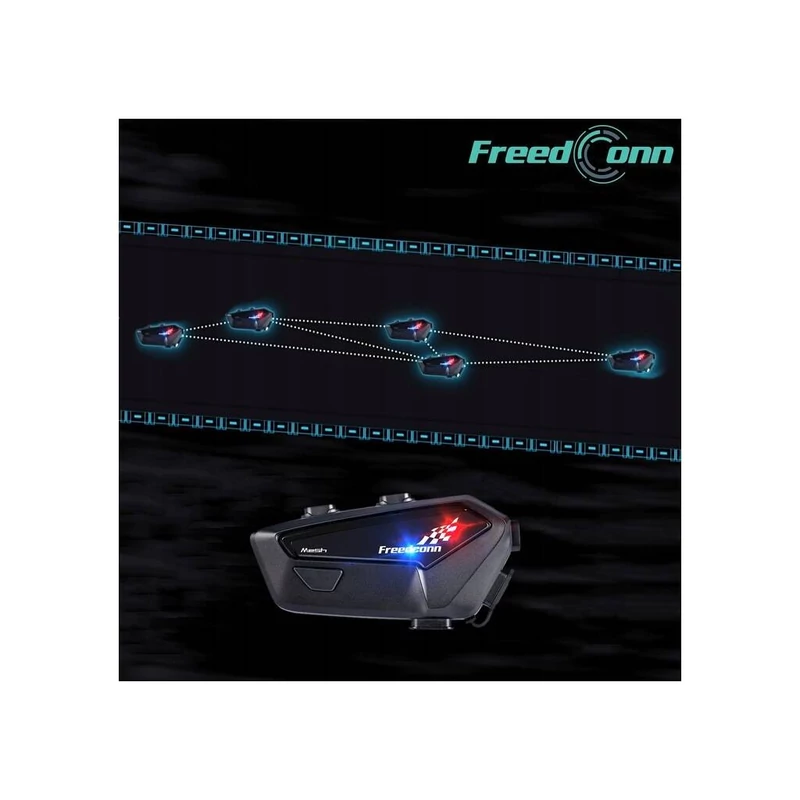 FreedConn FX Pro V2 EU MESH, 6fős motoros kommunikáció