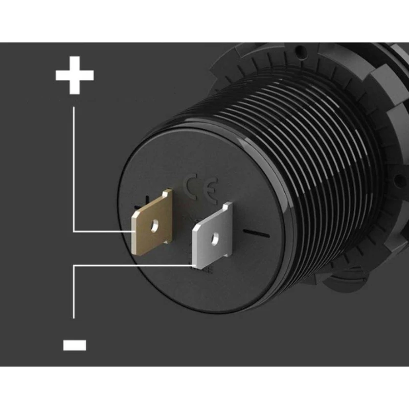 Freedconn vízálló gyorstöltő motorhoz, rollerhez, quadhoz, motorcsónakhoz, MC3084G, 2x USB QC3.0