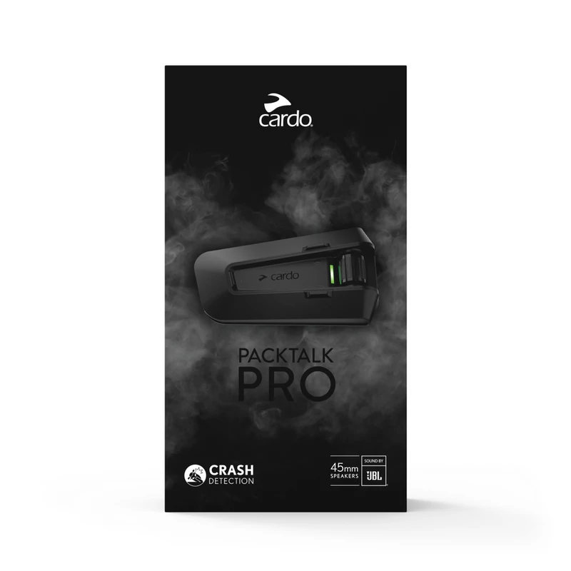 Cardo Packtalk PRO, 45mm JBL, Mesh 2.0-BT 5.2 motoros kommunikáció