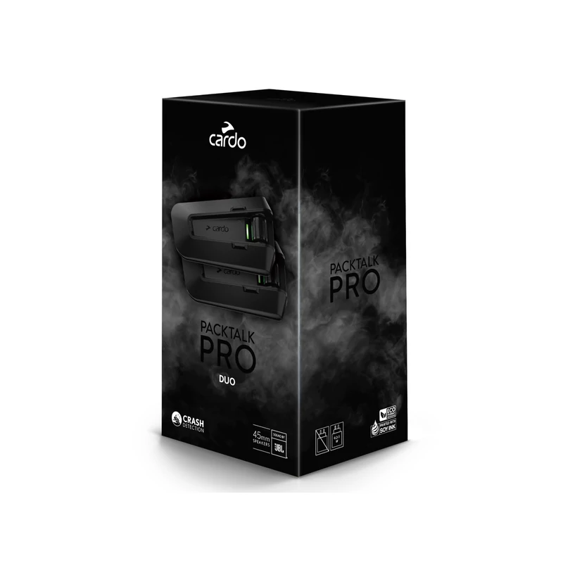 Cardo Packtalk PRO DUO, 45mm JBL, Mesh 2.0-BTEbbe 5.2 motoros kommunikáció