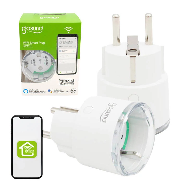 Gosund SP111-2 smart WiFi aljzat 3680W 16A, Tuya 2-pack