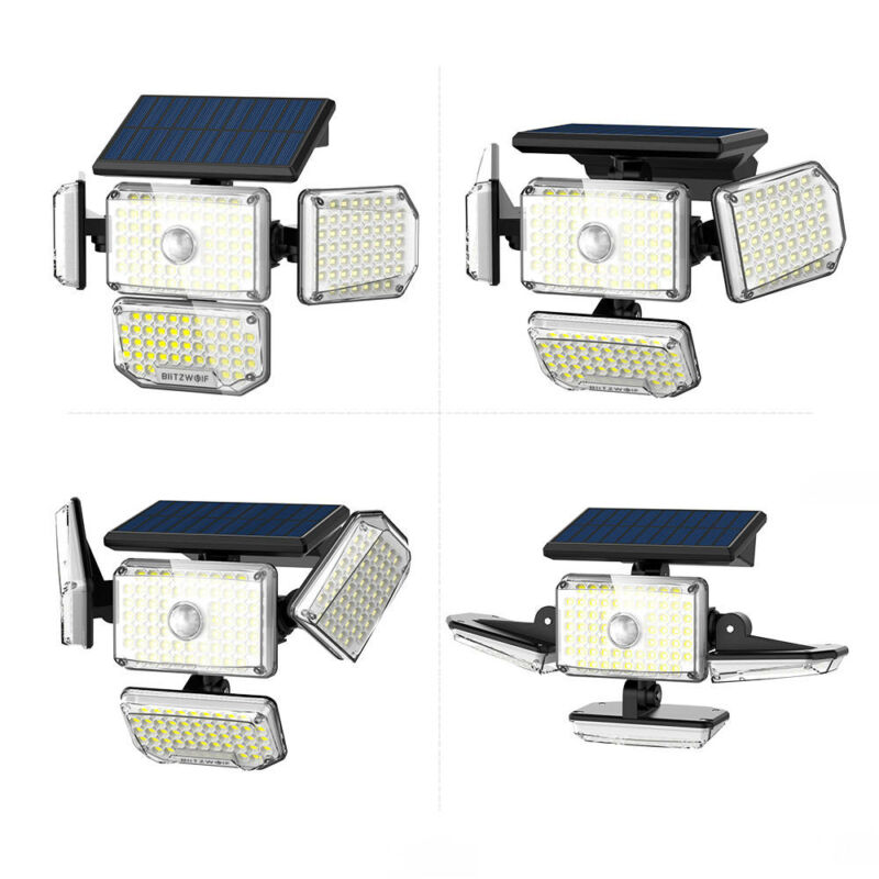 Blitzwolf BW-OLT6 kültéri napelemes LED lámpa, mozgás- és szürkületérzékelővel