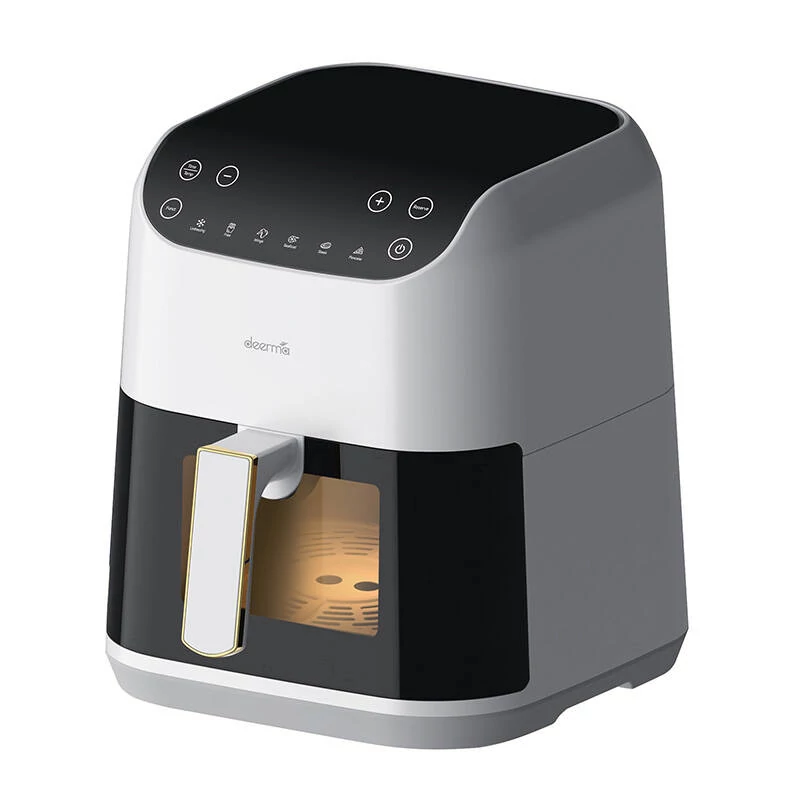 Xiaomi Deerma KZ130W Légfritőz, 1300W, olaj nélküli sütő, 5,5L