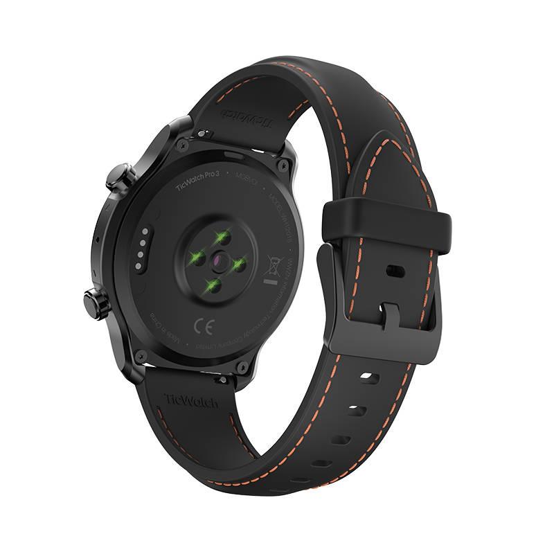 Mobvoi TicWatch Pro 3 GPS okosóra, smartwatch, Shadow Black